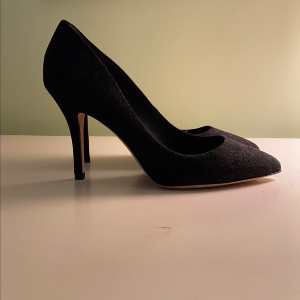 B Brain Atwood Suede Pointed Toe Pumps